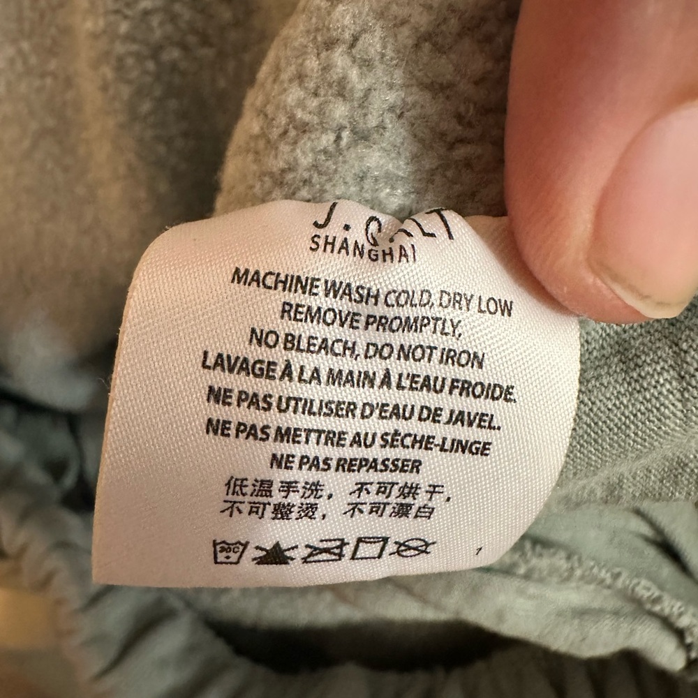 John Galt Sweatpants Womens S/M Sage Green Brandy Melville Jogger Pockets - Picture 5 of 7